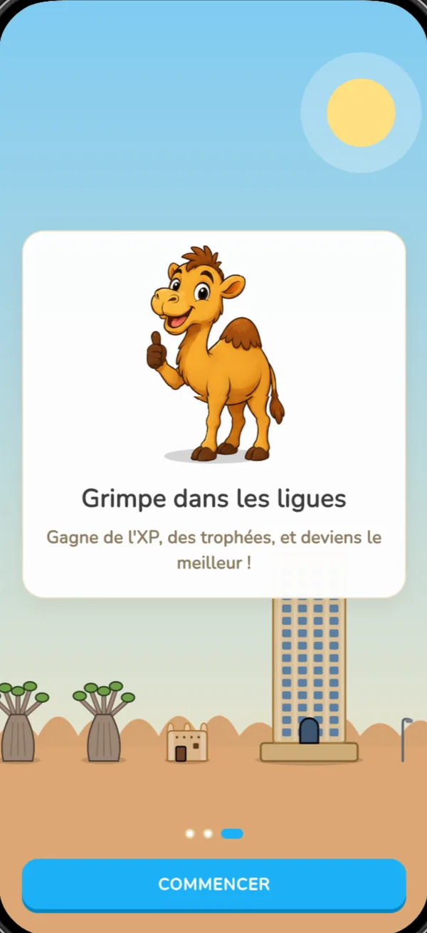Écran des ligues et des trophées